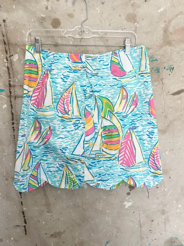 Lilly Pulitzer Lynnie Skirt in You Gotta Regatta - Image 2