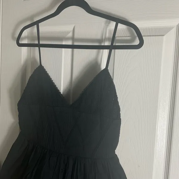 Zara Woman’s Black Spaghetti Strap mini Dress size medium - Image 3