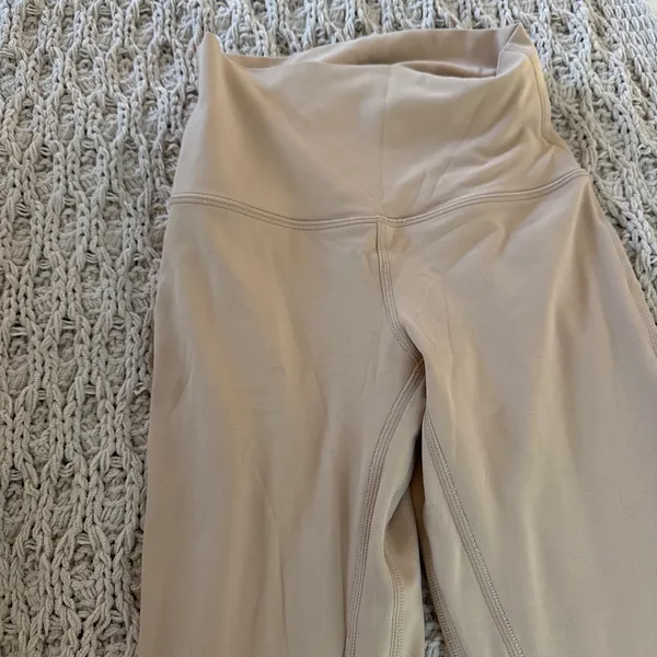 Size 2 Lululemon Tan Leggings - Image 2