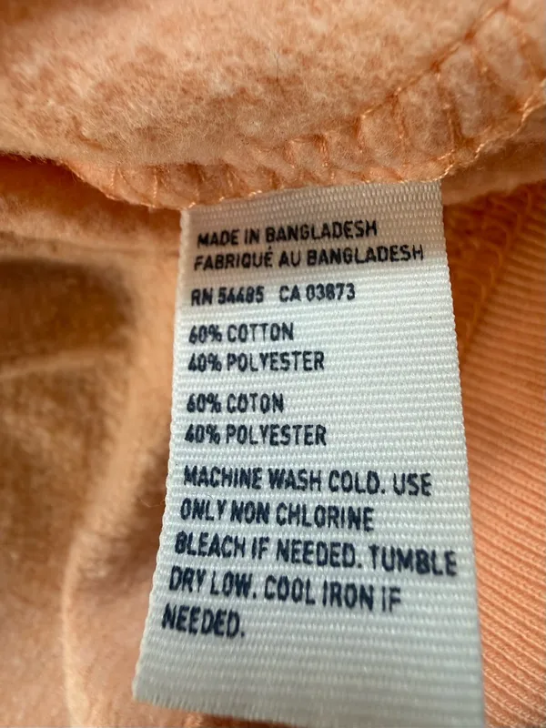 American Eagle Outfitters Women's Crewneck Pullover Sweatshirt in Pale Peach M - Image 5