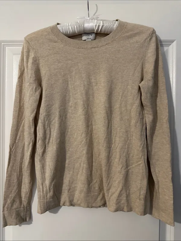 J. Crew Women's Crewneck Sweater — Light Beige - Image 2