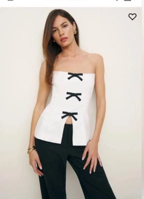 Reformation New Aspen Linen Tank Vest - Image 6