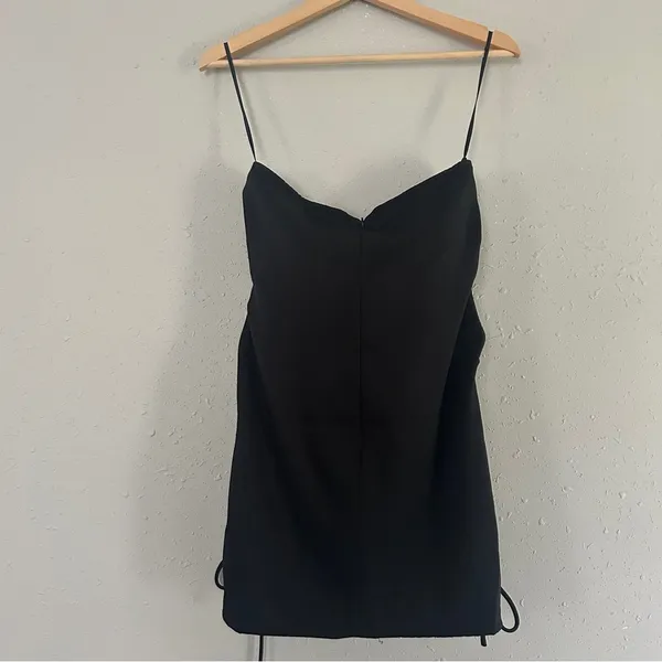 NWT Princess Polly Black Lace-Up Strapless Mini Dress Going Out Party Formal LBD - Image 6