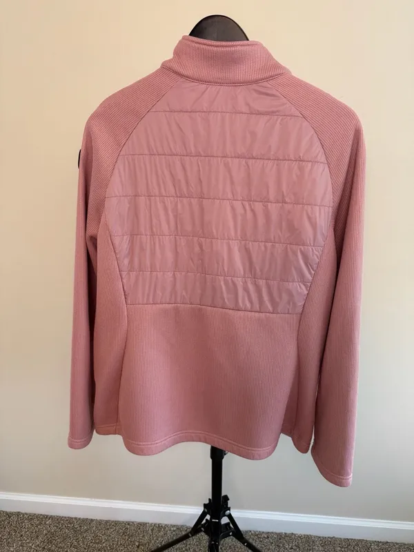 Spyder Women's Nova Full Zip Hybrid Jacket Misty Rose XL - Image 3