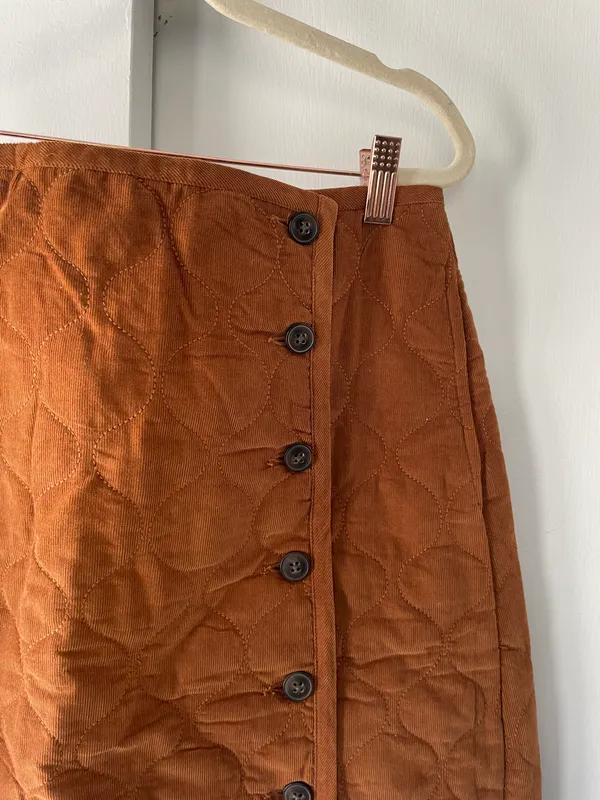 Madewell NWT Corduroy Quilted Mini Skirt - Image 2