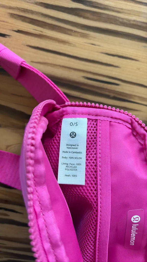 Pink Lululemon crossbody Bag - Image 4