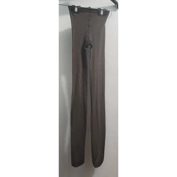 Women's Opaque Tights Dark Brown‎ Cozy Winter Leggings - Image 2