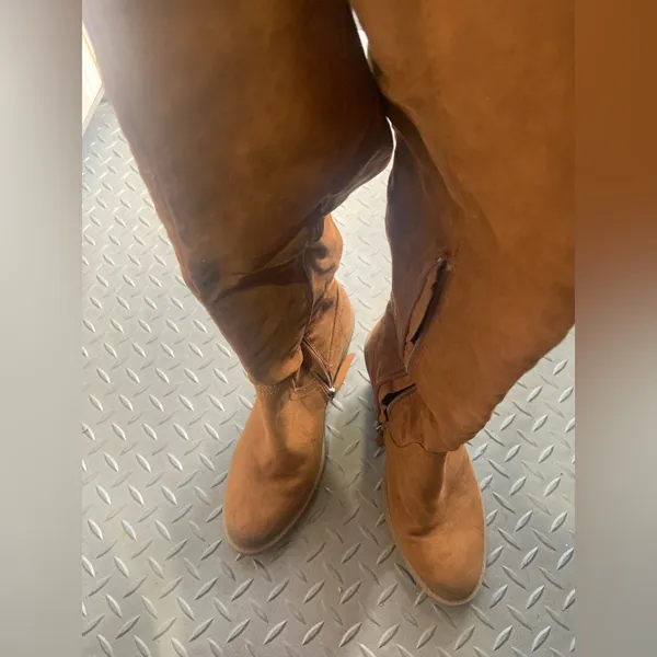 Dv Dolce Vita Brown Over The Knee Boots casual classic fall suede faux $68 - Image 5