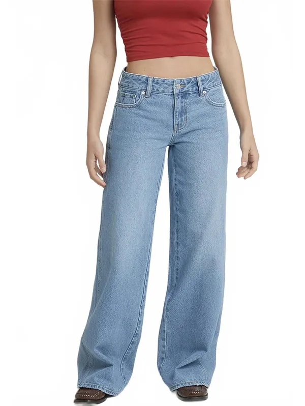 Pacsun Casey Low Rise Baggy Jeans Dark Indigo NWT Suni Size 33 - Image 4