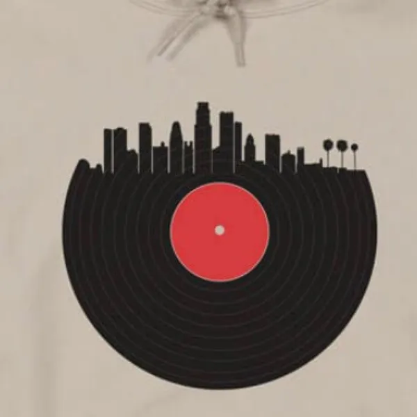 Record Print Hoodie - Image 2