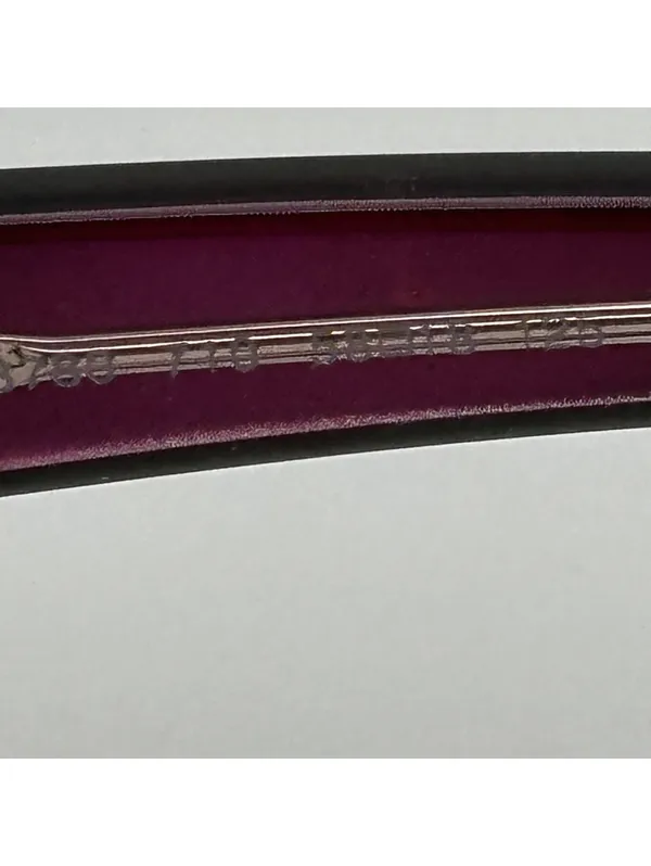 Fossil Women's Rimless Sunglasses with Purple Gradient Lenses and Ombre Arms - Image 7