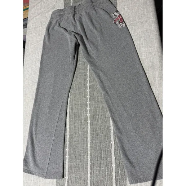 Colosseum Wisconsin Badgers Gray‎ Sweatpants Women Small Collegiate Loungewear - Image 4