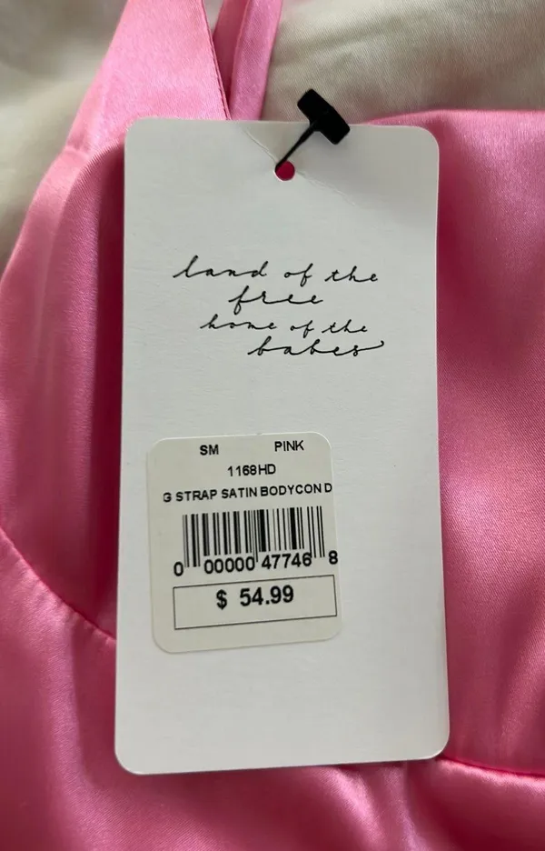 American Threads Pink Bodycon Dress - Image 3
