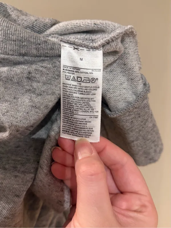 GAP Gray Crewneck Sweater Dress - Image 6