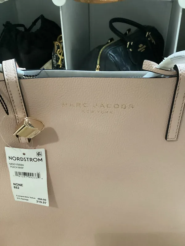 NWT PINK MARC JACOBS TOTE - Image 7