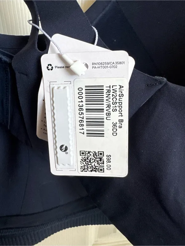 Lululemon True Navy AirSupport Bra - Image 5
