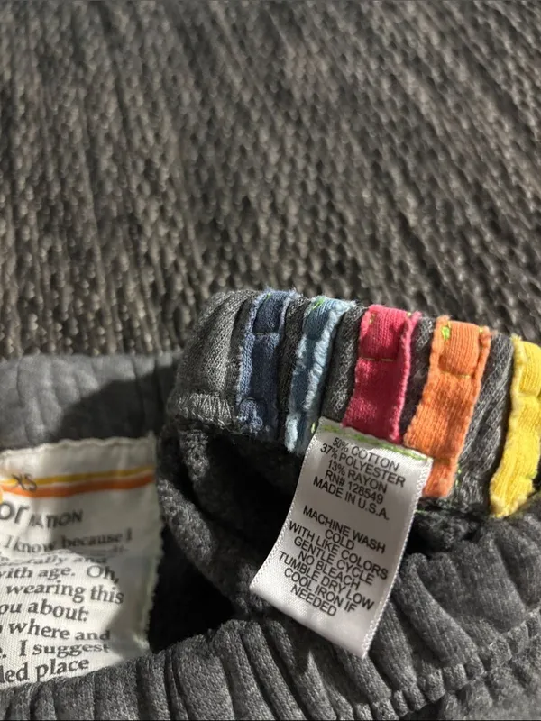 Aviator Nation 5 Stripe Jogger Sweatpant Grey Size XS - Image 6