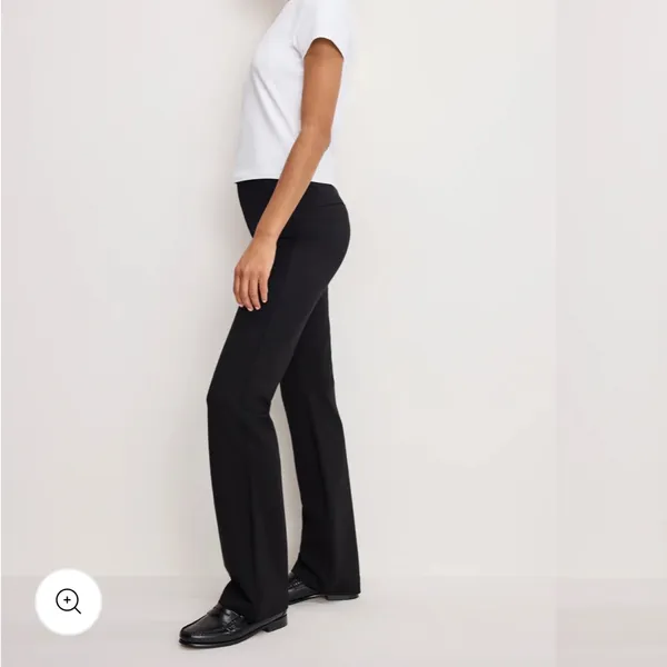 Good American Soft Stretch Ponte Straight Trousers - Image 2