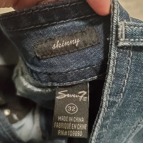 Seven for all Mankind Skinny Jeans Size 32 - Image 7