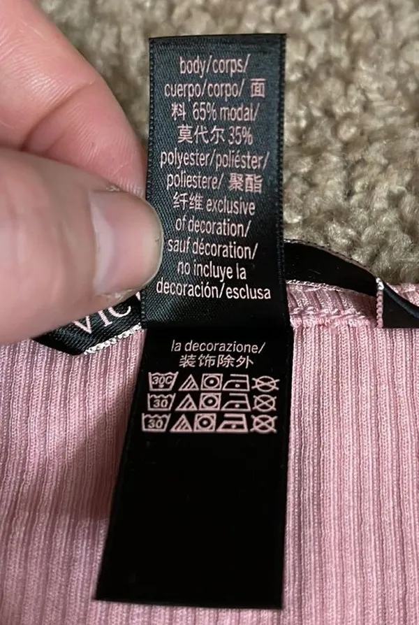 Victoria’s Secret Faux Wrap Crop Top - Image 3