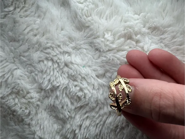 Gold Leaf Wrap Ring - Women Jewelry - Image 9