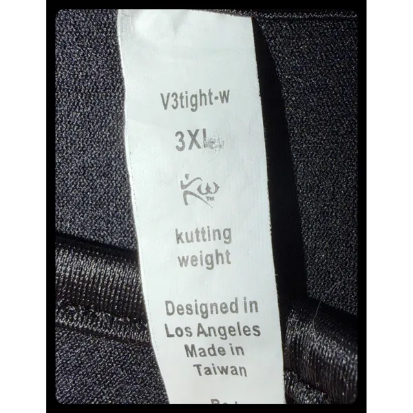 Kutting Weight Sauna Tight Leggings Women 3XL Black Neoprene V3 Activewear - Image 2