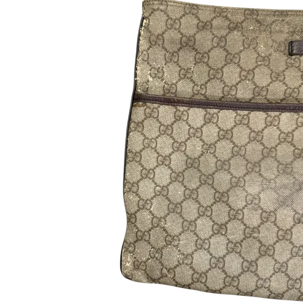 Gucci GG Coated Canvas Shoulder Crossbody Bag Purse - Image 4