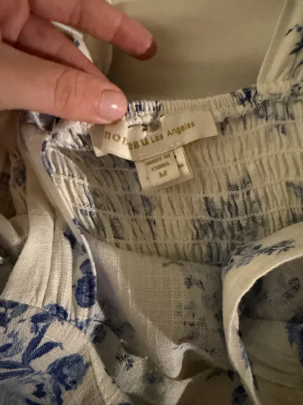 blue and white dress Size M - Image 2