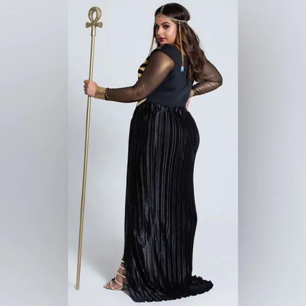NEW Leg Avenue Nile Queen Cleopatra Isis Goddess Costume Size 3X/4X - Image 3