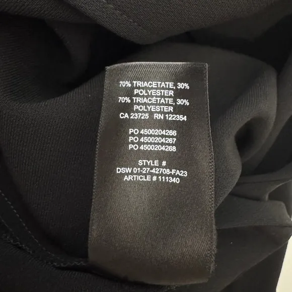 Babaton Innovator Jumpsuit Size XS Black Tailored Wide Leg Minimalist Chic‎ - Image 14