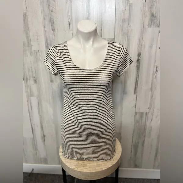 Stripped dress Gray Size L - Image 3
