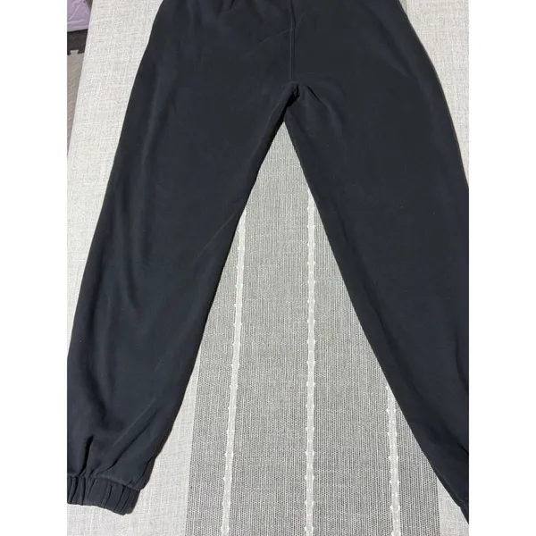 Hollister Adjustable Rise Joggers Womens‎ XXS Black Fleece Lounge Sweatpants - Image 2