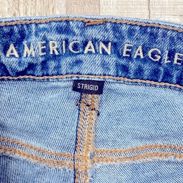 American Eagle MOM cutoff denim festival shorts size 0 - Image 5