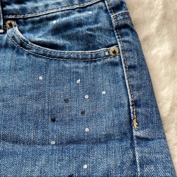 American Eagle‎ Paint Splatter Denim Short - Image 3