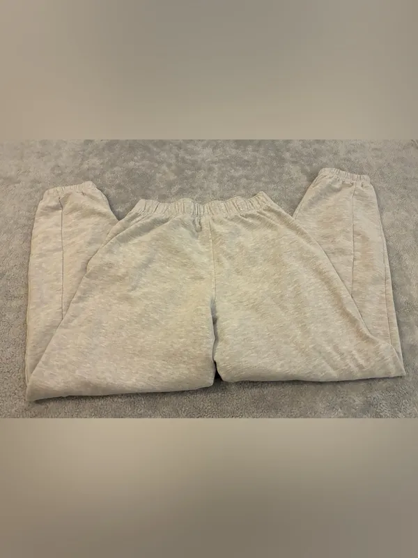 Women’s Yogalicious Neutral Gray Jogger Pants Size X-Small - Image 5