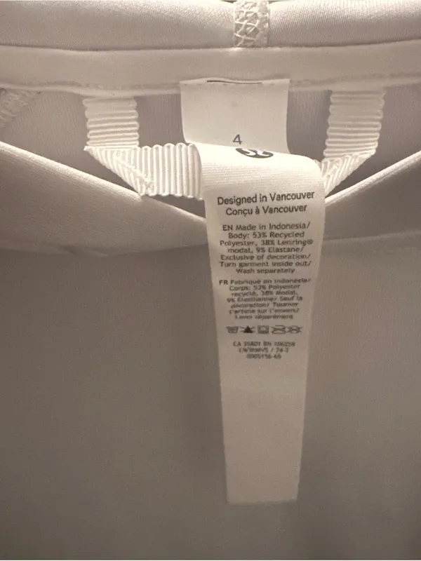 lululemon athletica white softstreme hoodie - Image 3