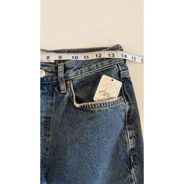 Free People Jeans‎ We The Free Women’s Size 27 The Lasso Sapphire Blue Boho NWT - Image 10
