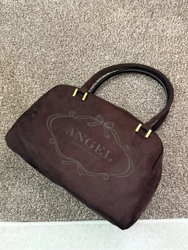 Victoria’s Secret Angel Y2K Chocolate Brown Top Handle Bowler Handbag - Image 14