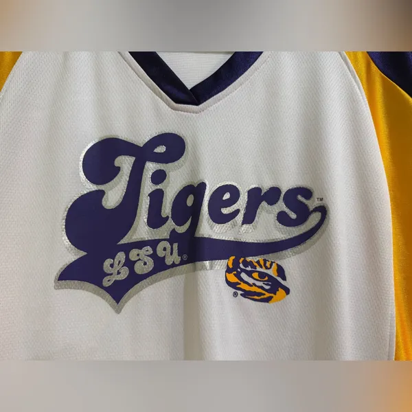 Knights Apparel Women’s Jersey - White, Purple, Gold - Image 3
