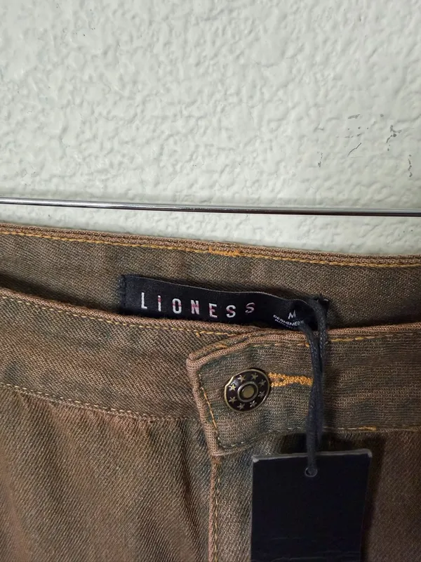 NWT Lioness She’s All That Baggy Low Rise Jean Petrol Wash Womens Size M - Image 12