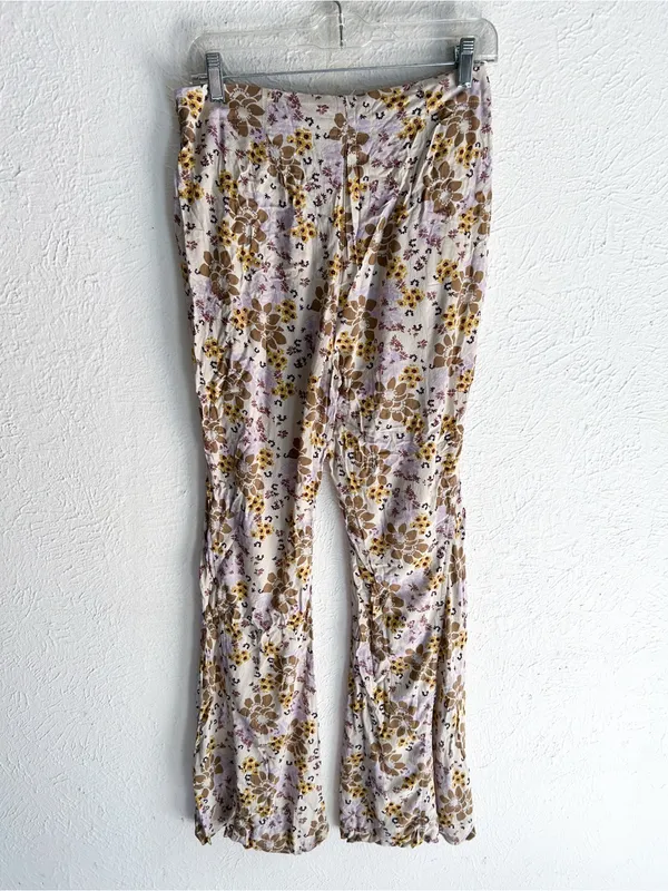 Free People Can't Take My Eyes Off Pant in Tea Combo Sz Small Retro 70s - Image 5