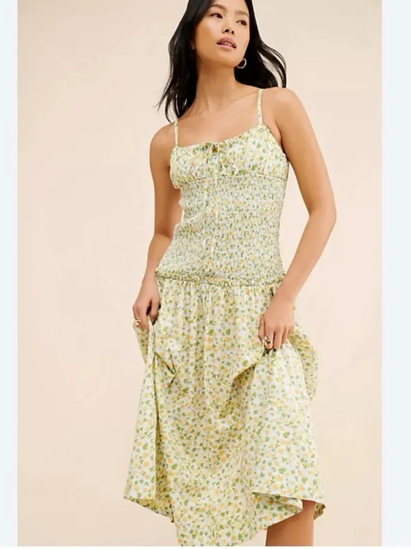 Free People Lavender Daze Days Midi Smocked Dress - Image 13