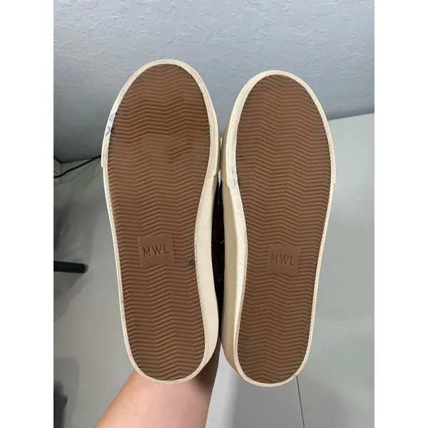 Madewell Calf Hair Low Top Sneakers Size 7 - Image 4