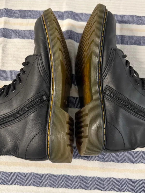 Dr. Martens Women’s 5 Black Leather 1460 Lace Up Combat Boots AirWair - Image 10