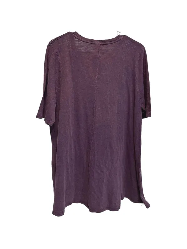 Lane Bryant Swing Collection Crochet Shoulder Purple Tee Plus Size 14/16 - Image 2