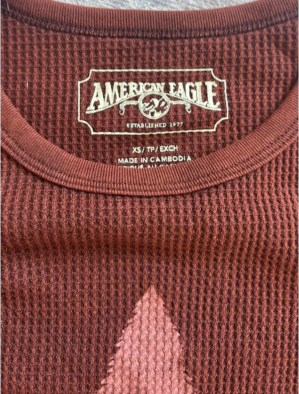 American Eagle Outfitters Long Sleeve Top Maine - Image 3