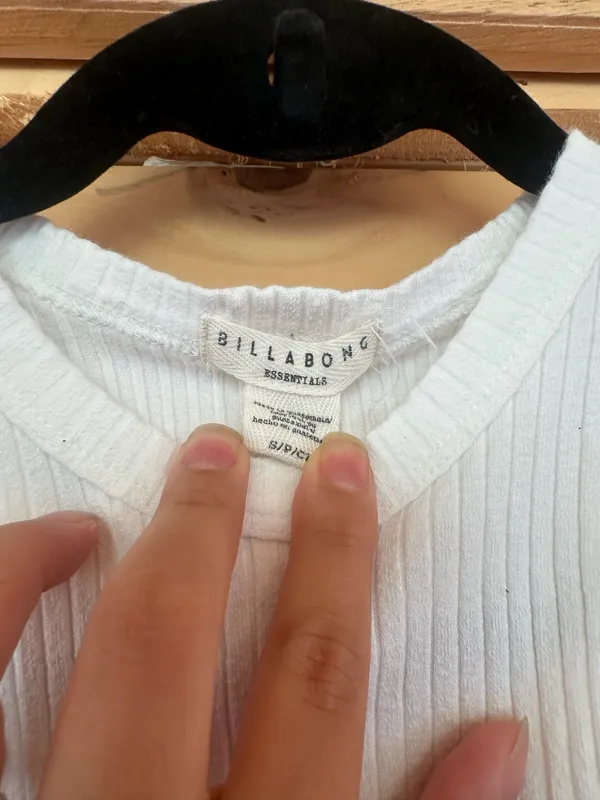 Billabong White Tank Top - Image 2