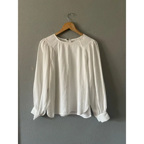 New Club Monaco Shirred‎ Sleeve Top - Image 5