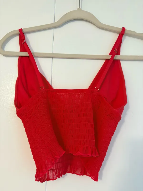 Urban Outfitters Cropped Lace Tank Top - Image 3