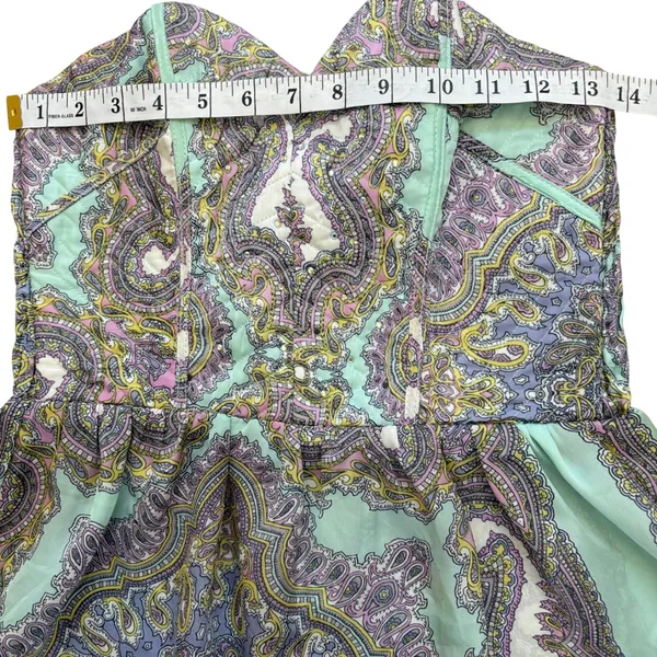 Baby Phat Paisley Bustier Top M Y2K Corset Boho‎ Coquette Fairycore Festival - Image 8